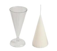 Acrylic Scented Candle Mold - 7.44 * 3.39inch Pillar Candle Molds | Round Cone CandleMould | Conical CandleMold | Aromatherapy Candles Moulds for Diy Casting, Wax, Soaps, Beeswax Candles, Beeswax