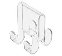 Acrylic Shower Door Hook - Transparent Punch Free Towel Holder | Durable Bathroom Hanging Storage Accessory | Easy Install Non Drilling Hook For Towels Robes Clothes Bathroom Organization Use