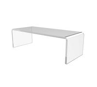 Acrylic Stands,Acrylic Display Stand,Clear 6mm Thickness Display Stand Risers, Multifunction for Cupcakes Figures Cosmetics Collectibles Display,30 x 20 x 20cm (Size : 40 x 25 x 15cm)