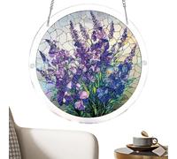 Acrylic Sun Catcher Puzzle - 3D Flower Decorative Craft, Light Reflecting Design with Assembly, Colorful Ornament, Decor Accessory, Art Piece for Enhancing Spring Holiday Parties Birthday Celebrations