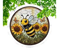 Acrylic Suncatcher Ventana Arte Puzzle - 7,48 Pulgadas de Animal,con Cadena de Metal Señal para Puerta Principal | para Hogar Pared Jardín Árbol Balcón Coche Cumpleaños