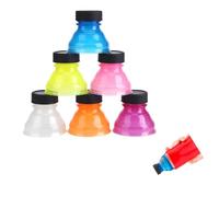 Acrylic Tapas de latas de refresco,6 tapas de lata,Tapas de lata,Plástico para Botella a Prueba de Polvo Reutilizable