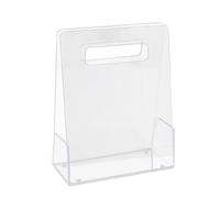 Acrylic Transparent Flower Box, Reusable Shopping Bags, About 25x20x12cm Size, Creative Florist Supplies Packaging for Valentines Day, Wedding, Mothers Day