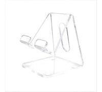 Acrylic Transparent Lazy Mobile Phone Holder with Charging Hole Non-Slip Design Thickened Protective Hooks Phone Holder