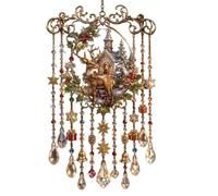 Acrylic Wind Chimes - Garden Sun Catcher Bell, Hanging Outdoor Accent