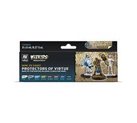 Acrylicos Vallejo 214960 80252 - Juego de Pintura WizKids Protectors of Virtue, 8 x 8 ml