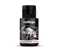 Acrylicos Vallejo - Imprimación de color metálico (32 ml), color negro brillante