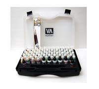 Acrylicos Vallejo Panzer Ace gama Box Set con funda de transporte