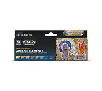 Acrylicos Vallejo WizKids Arcane Elements 080258 - Juego de Pinturas (8 Unidades, 8 x 8 ml)