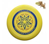 AcryStelith Eurodisc 175g, Disco Ultimate Frisbee, Ultimate Frisbee, Discos voladores, Disco Volador Oficial Ultimate, Frisbee Profesional Giratorio, Disco Volador para Niños（Amarillo）