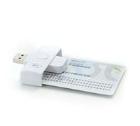ACS ACR39U-N1 PocketMate II - Lector de Tarjetas Inteligentes Smart Card ID Eid USB Tipo A (DNI electrónico) Plegable y Compacto, Blanco