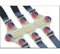 ACS MART Pirámide de cinturón de rodilla para curación de 27 pirmidos, 8 imanes, 27 acutips, 8 discos de cobre.