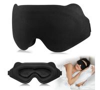 Acsatont Mask Antifaz para Dormir, Anti-Luz Máscara de Dormir Sin Presión Ocular, para Dormir Mujer y Hombre Mask 2025, Diseño Ergonomico 3D para Las Pestañas y Los Movimientos Oculares