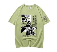 acsefire Bungo Stray Dogs Camisetas Top Osamu Dazai Camisetas Twin Dark Casual Streetwear Osamu Dazai Chuuya Nakahara Pullover para Hombres Mujeres Adolescentes