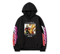 acsefire JoJo's Bizarre Adventure DIO Brando Hoodie Brando DIO Hoodie Jojo Sweatshirt DIO Hoodie Casual Streetwear Pullover para Hombres Mujeres Adolescentes