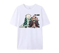 acsefire Spy X Family Print Camisetas Anime Anya Forger Cosplay Costumes Hombres y Mujeres Casual Sport Short Sleeve Tops