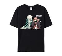 acsefire Spy X Family Print Camisetas Anime Anya Forger Cosplay Costumes Hombres y Mujeres Casual Sport Short Sleeve Tops