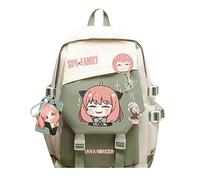 acsewater Spy x Family Mochila Anime Al Aire Libre Casual Escuela Bolsa Spy x Family Forger Anya Forger Yor Hombro Bolsa Bolsa De Viaje Bolsa De Lona