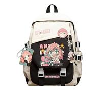 acsewater Spy x Family Mochila Anime Al Aire Libre Casual Escuela Bolsa Spy x Family Forger Anya Forger Yor Hombro Bolsa Bolsa De Viaje Bolsa De Lona