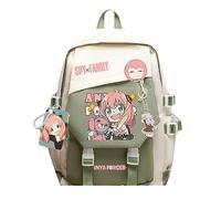 acsewater Spy x Family Mochila Anime Al Aire Libre Casual Escuela Bolsa Spy x Family Forger Anya Forger Yor Hombro Bolsa Bolsa De Viaje Bolsa De Lona