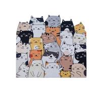 acsewater Tapete Coil Gato Cute en Cartoon, Personalizable, Tapete de Puerta de Entrada Antideslizante y Atrapa Suciedad para el Hogar