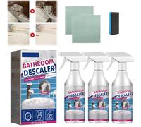 Acssart Bathroom Descaler, Bathroom Descaler Stubborn Stains Cleaner, Bathroom Descaler Foam Cleaner, Bathroom Descaler Cleaner, Bubble Cleaner Foam Spray Bathroom(3)