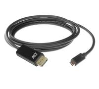 Act ac7325 adaptador de cable de vídeo 2 m usb tipo c displayport neg