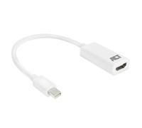 ACT 0,15 Metros, Mini DisplayPort Macho a HDMI-A Adaptador Hembra AC7525
