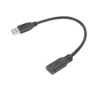 Act Adaptador USB a USB Tipo C Hembra, 20 cm de Longitud de Cable - AC7460