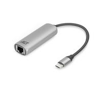 ACT Adaptador USB C a Ethernet, RJ45 Gigabit Ethernet 10/100/1000Mbps, para portátil o PC - AC7335