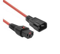 ACT AK5194 Cable de transmisión Negro/Rojo 1,5 m C14 acoplador C13 acoplador