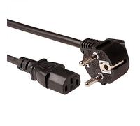 ACT AK5209 AK5209 - Cable de alimentación para PC (1 m, C13 LSZH (Brazo de Humo y halógenos), Cable de alimentación para PC, CEE 7/7 a C13 de 3 Pines, protección de Contacto en ángulo
