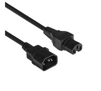 ACT Cable de alimentación C14 Macho a C15 Hembra, 2,5m, Cable eléctrico, Negro - AK5234