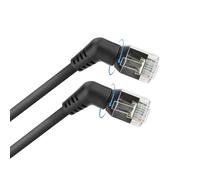 ACT Cable de red U/FTP CAT6A, 360 grados, cable LAN acodado, 2 m - DD1902