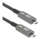 ACT Cable óptico activo USB C (AOC) de 5 m, cable de video USB C USB 3.2 Gen2, 10 Gbps de alta velocidad, cable activo de fibra óptica USB C, para videoconferencias, Smartboard - AK4305