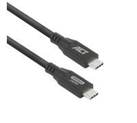 ACT Cable USB 4 de 240 W, USB C de 20 Gbps, cable de vídeo 4K@60Hz USB C, cable de datos, cable de carga para monitor, ordenador portátil, SSD, 1 m - AC7421