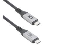 Act cable usb4 80 gbps thunderbolt 5 240 w usb type-c, certificado por