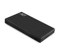 ACT Caja de Disco Duro de Aluminio para Disco Duro SATA HDD/SSD de 2,5 Pulgadas de Altura, Carcasa SSD de 2 5 Pulgadas USB 3.0, Compatible con UASP - AC1200