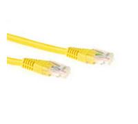 ACT CAT6 U/UTP LSZH Yellow 0.50M