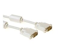 ACT DVI-D Single Link connection cable, M - M, Ivory 10.0m cable DVI 10 m - Cables DVI (M - M, Ivory 10.0m, 10 m, DVI-D, DVI-D, Male connector/Male connector)