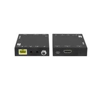ACT EDID HDCP AC7811 - Juego de extensores HDMI a través de Ethernet (60 m, carcasa metálica, vídeo 4K @ 30 Hz, LED Status, HDMI Loop, EDID HDCP)