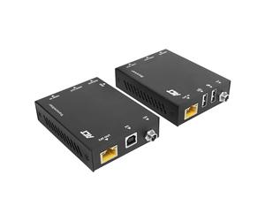 ACT EDID HDCP AC7815 - Extensor HDMI KVM a 70 m a través de CAT6/6A, vídeo 4K 60Hz, 2 puertos USB para ratón y teclado, EDID HDCP