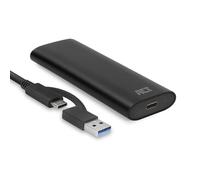 ACT NVMe Carcasa PCIe USB-C, Carcasa SSD M.2 de Aluminio, 10 Gbps, sin Herramientas, para Adaptador de Carcasa M-Key y B+M-Key AC1615