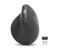 ACT Ratón Ergonómico Inalámbrico Vertical 1600 dpi Clic Silencioso AC5102 | Receptor USB-A, 800/1200/1600 DPI, Modo Espera, Material Reciclado, Diestros