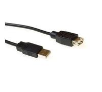 ACT USB 2.0 Extension Cable, 5.0m, Type A - A, Black 5m USB A USB A Negro - Cable USB (5.0m, Type A - A, Black, 5 m, USB A, USB A, Negro)