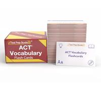 ACT Vocabulary Study Cards 2026-2027: ACT Vocabulary Words for Test Prep Review [Full Color Cards]