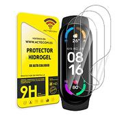actecom Pack de 3 Protector de Pantalla TPU Hidrogel compatible con Xiaomi Mi Band 6 Flexible Membrana Lámina Protectora Cubierta Protectora (3 uds.)