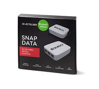 ACTELSER Kit Básico Económico de Fibra Óptica Plástica Snap Data (20 Metros), para Rúter