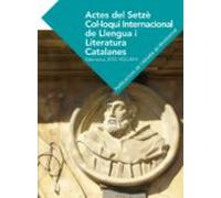 Actes Del Setze Col·loqui Intercional De Llengua I Literatura Catalana