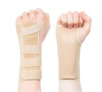 Actesso Muñequera Elástica de Triple Malla - Alivia Túnel Carpiano, Fracturas, Esguinces, Tendinitis y Dolor en Las Articulaciones (L, Derecha)